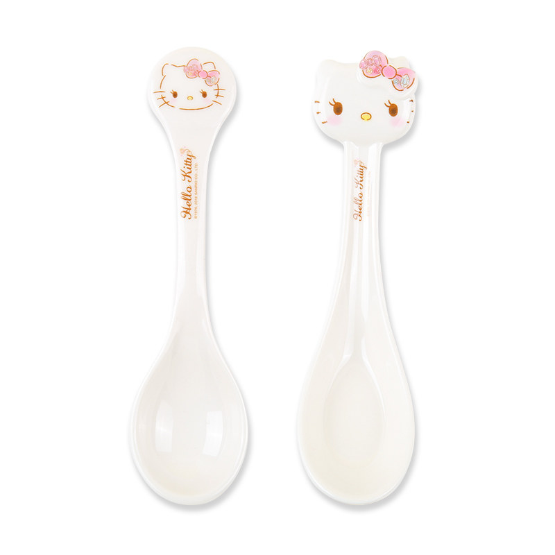 五和凯蒂猫卡通儿童婴儿餐具宝宝密胺塑料勺子创意可爱辅食调羹,淘宝优惠券,粉丝福利购,淘宝优惠卷
