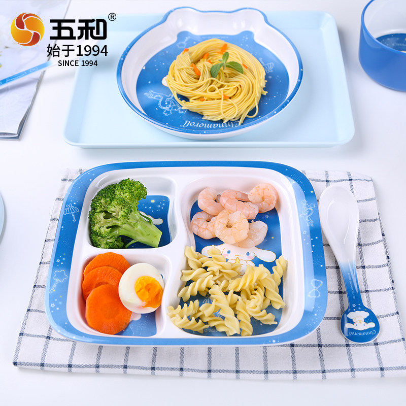 五和大耳狗儿童餐具早餐盘卡通可爱宝宝碗婴儿专用辅食碗防摔防烫,淘宝优惠券,粉丝福利购,淘宝优惠卷