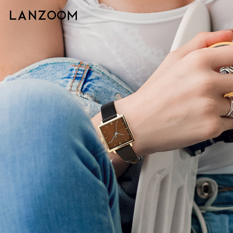蓝族lanzoom高级感女士女款手表 LANZOOM国产腕表