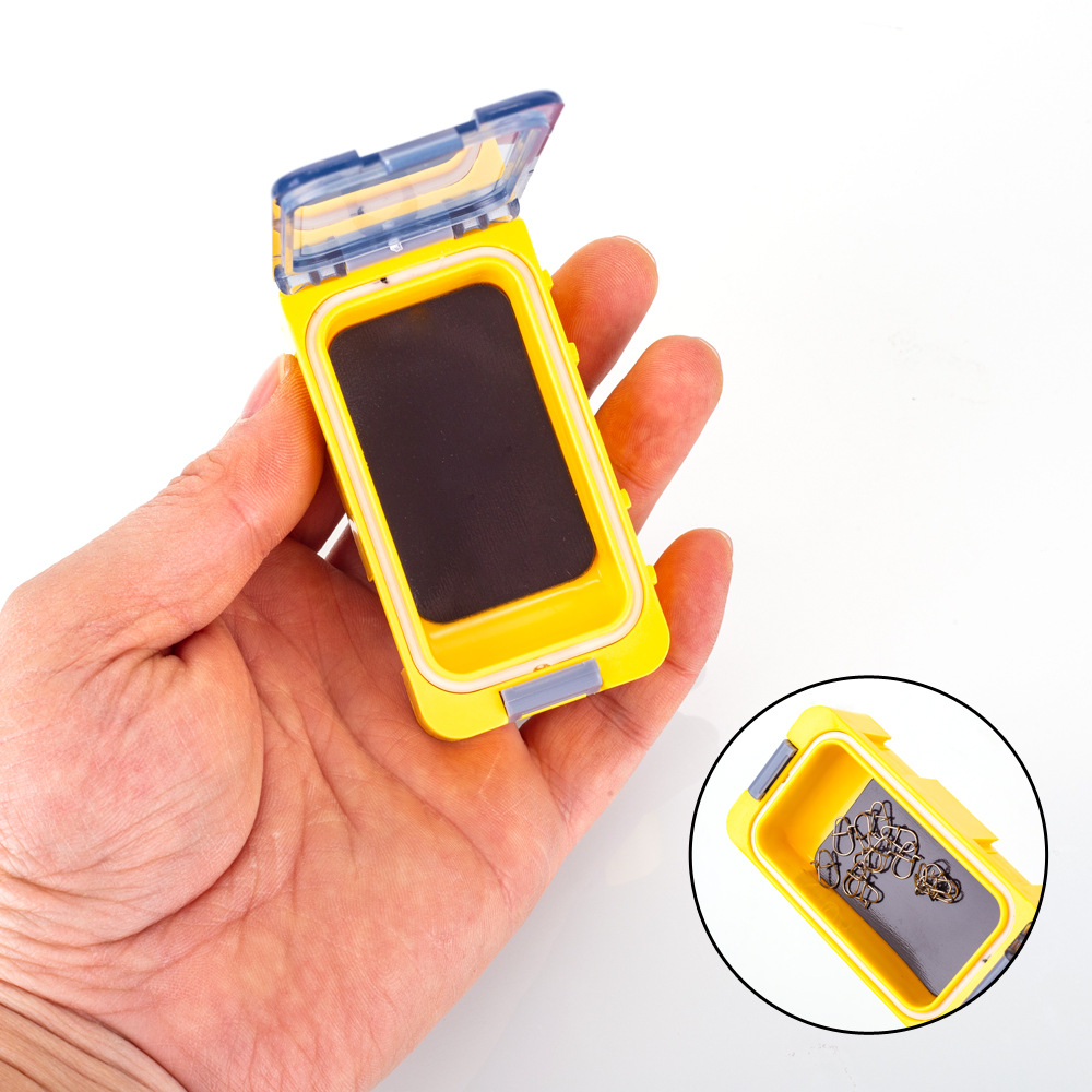 3件装魔方渔具盒收纳盒钓鱼小配件工具盒路亚矶钓饵盒鱼钩假饵盒 - 图0