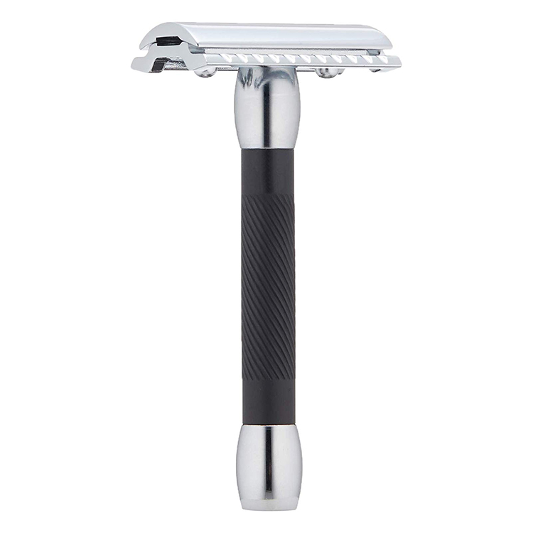 Merkur-德国默克手动老式男双面刀片长柄镀铬双刃安全剃须刀架 - 图3