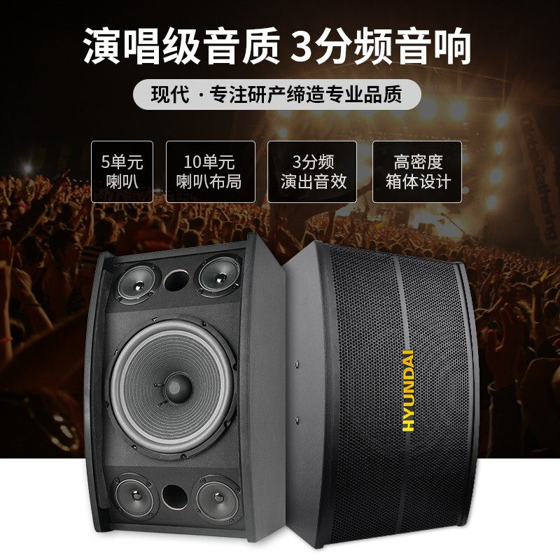 现代家庭ktv套装家用k唱歌点歌机 现代两英KTV/卡拉OK音箱