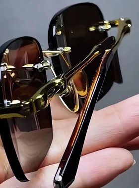 天然水晶眼镜石头镜太阳镜男款墨镜高清晰清凉护目抗疲劳防紫外线