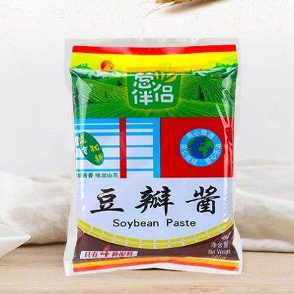 欣和葱伴侣豆瓣酱500g*5袋装大豆黄豆酱烤肉拌面下饭酱炖肉炖菜酱 - 图2