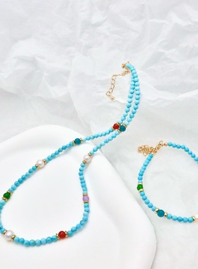 天然石珍珠手链女款新款