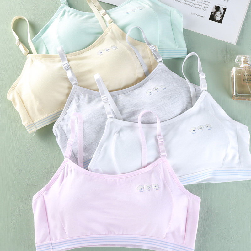 学生发育期少女背心大童10 12文胸 豪门身姿抹胸