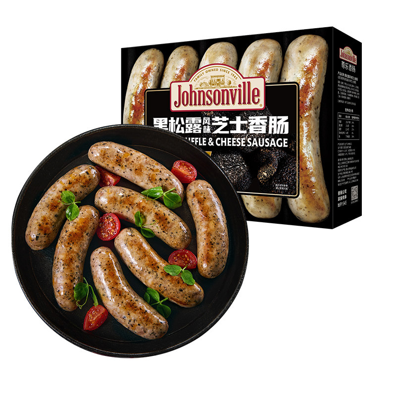 尊乐香肠烤肠黑松露芝士肉肠早餐脆皮速食肠空气炸锅食材年货礼盒 - 图2