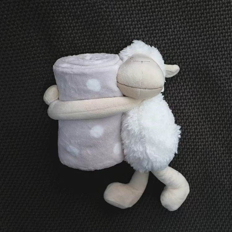 日本Ditucu婴儿安抚玩偶珊瑚绒抱被公仔柔软亲肤陪睡小伙伴,淘宝优惠券,粉丝福利购,淘宝优惠卷