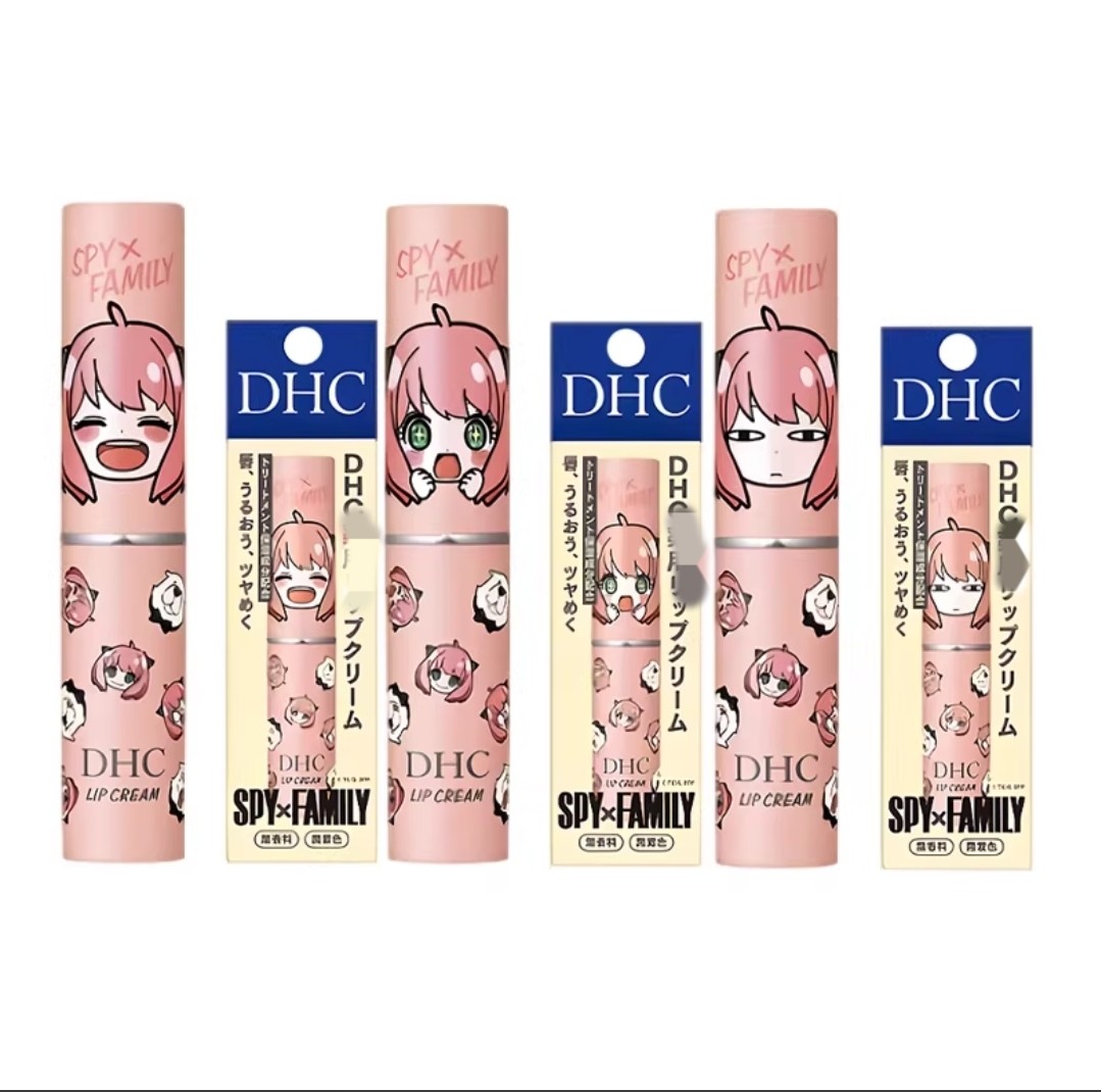 保税 日本本土DHC阿尼亚联名SPYxFAMILY限定橄榄油滋润唇膏1.5g,淘宝优惠券,粉丝福利购,淘宝优惠卷