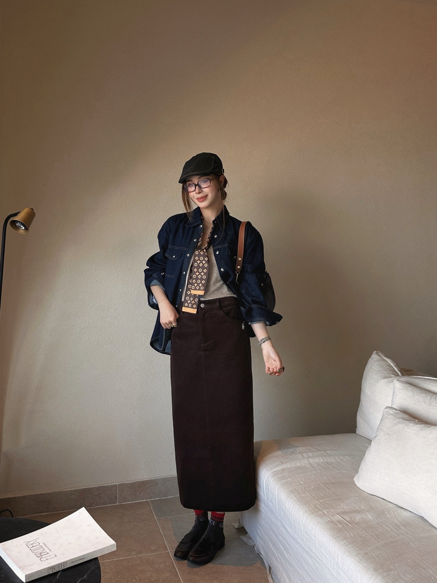 26早春新款 老钱复古 重回巅峰席卷秀场贯穿四季灯芯绒直筒半身裙,淘宝优惠券,粉丝福利购,淘宝优惠卷