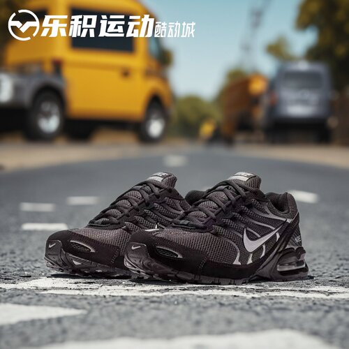 乐积运动Nike Air Max Torch 4黑银实战耐磨训练篮球鞋343846-002 - 图0