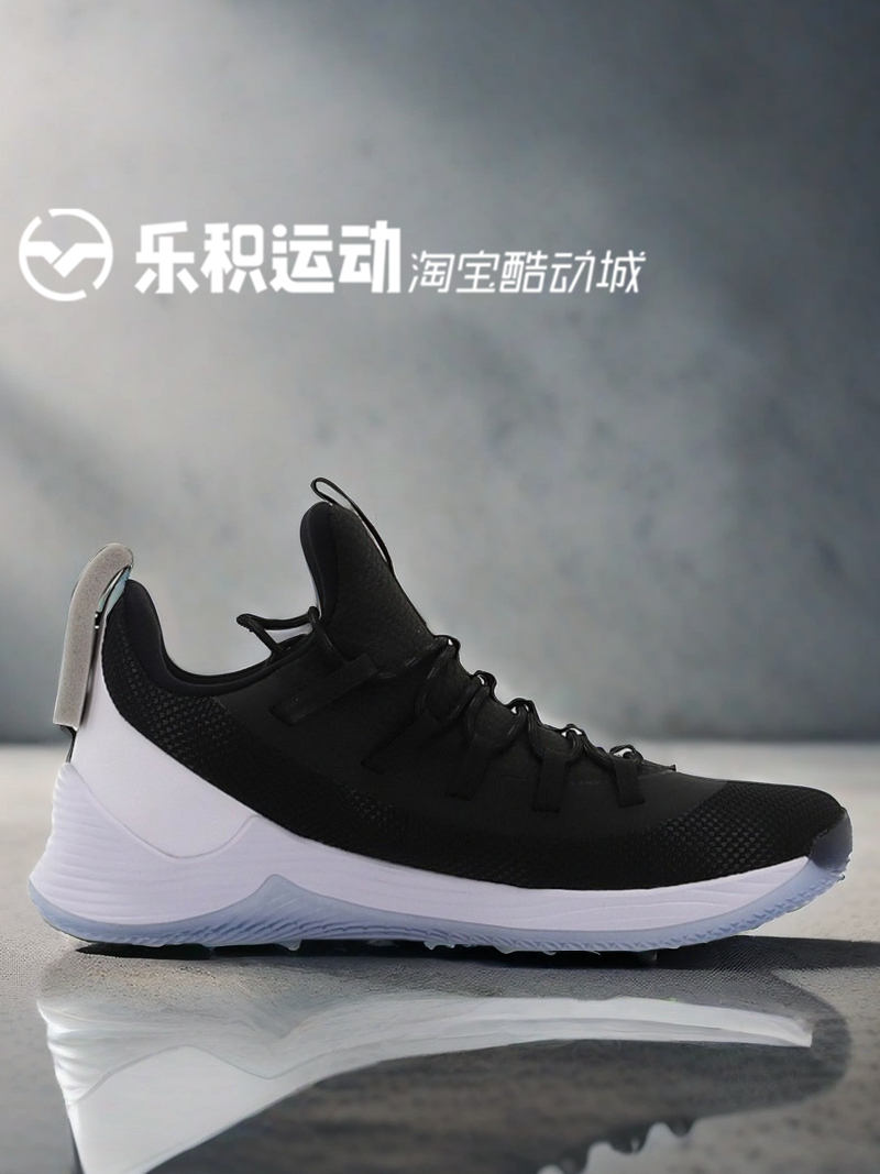 乐积运动 JORDAN FLY2 LOW 黑白 耐磨低帮实战篮球鞋 AH8110-010 - 图0