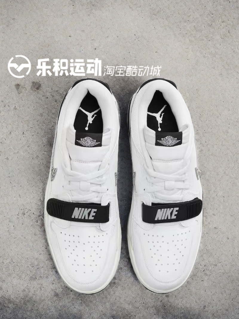 乐积运动JORDAN LEGACY 312LOW黑白龙年低帮复古篮球鞋CD7069-110 - 图2