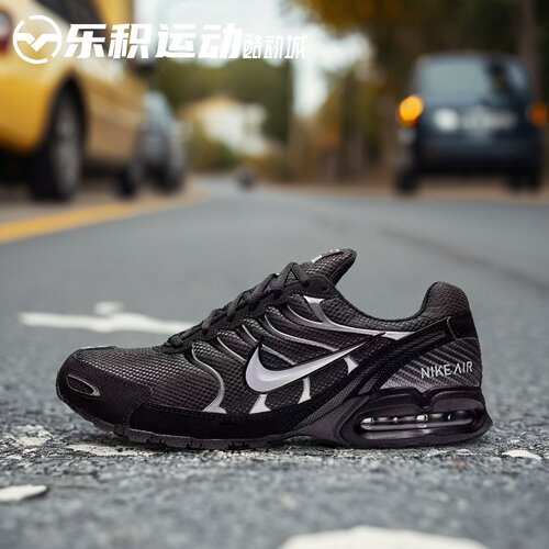 乐积运动Nike Air Max Torch 4黑银实战耐磨训练篮球鞋343846-002 - 图1