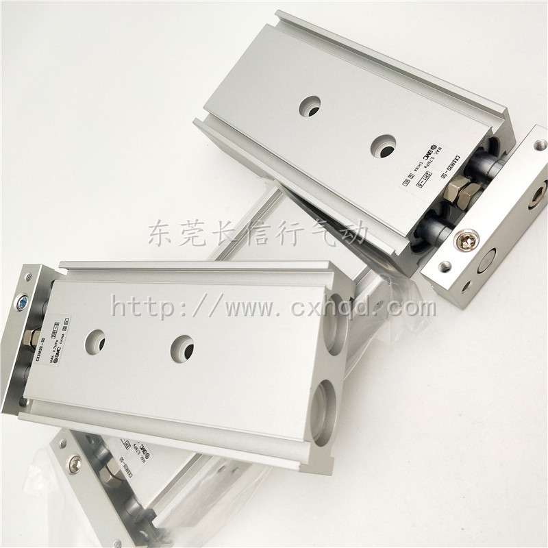 SMC原装双杆气缸CXSM20-10/15/20/25/30/70/80/90/100双轴双联 - 图2