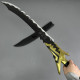 Wooden Seventh Epic Arashi COS serrated broadsword that can carry game anime props comic exhibition wooden knife