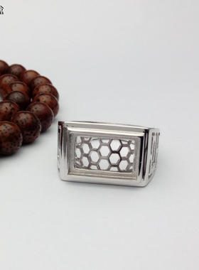 纯银纯银活口戒指空托