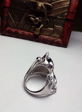 925银活口可爱小猫圆珠直径戒托