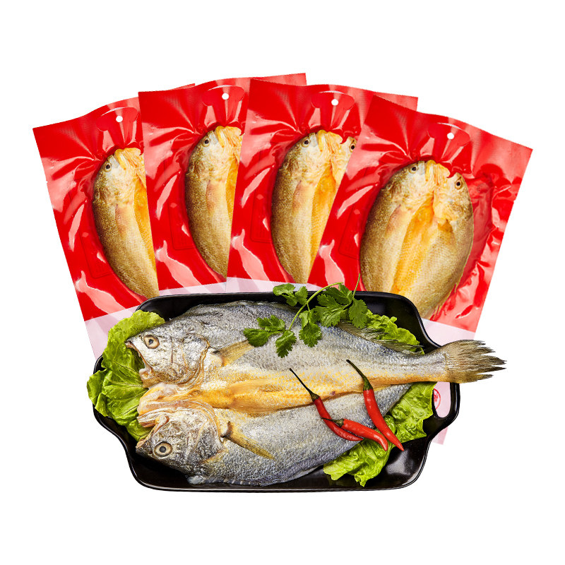 黄渔国温州老字号醇香黄鱼鲞大小黄花鱼干新鲜水产免杀洗248g*4条,淘宝优惠券,粉丝福利购,淘宝优惠卷