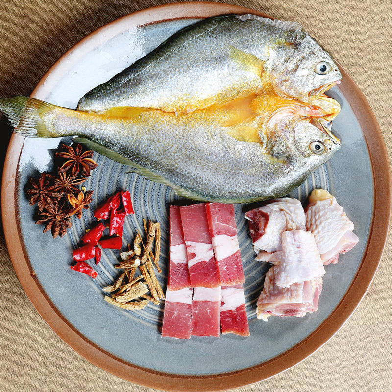 黄渔国温州老字号醇香黄鱼鲞大小黄花鱼干新鲜水产免杀洗248g*4条,淘宝优惠券,粉丝福利购,淘宝优惠卷