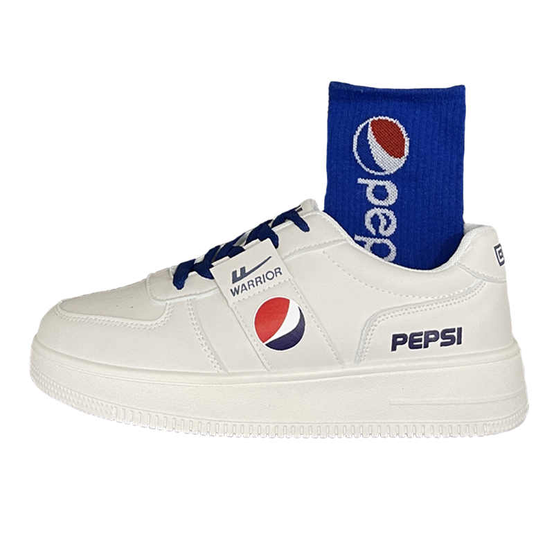 回力爆改2025春季新款板鞋百事可乐联名男女鞋ow樱花情侣鞋小白鞋 - 图3