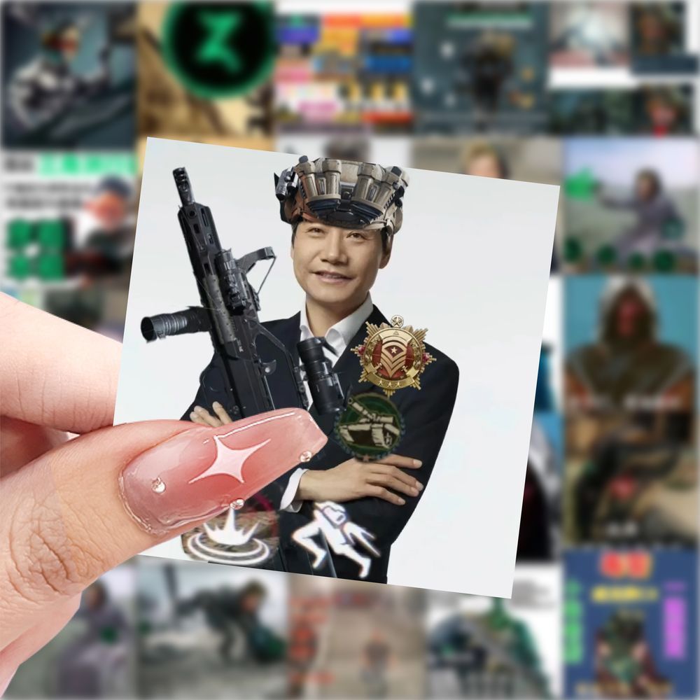 118张三角洲行动搞笑沙雕表情包贴纸趣味游戏周边手机diy装饰贴画 - 图1