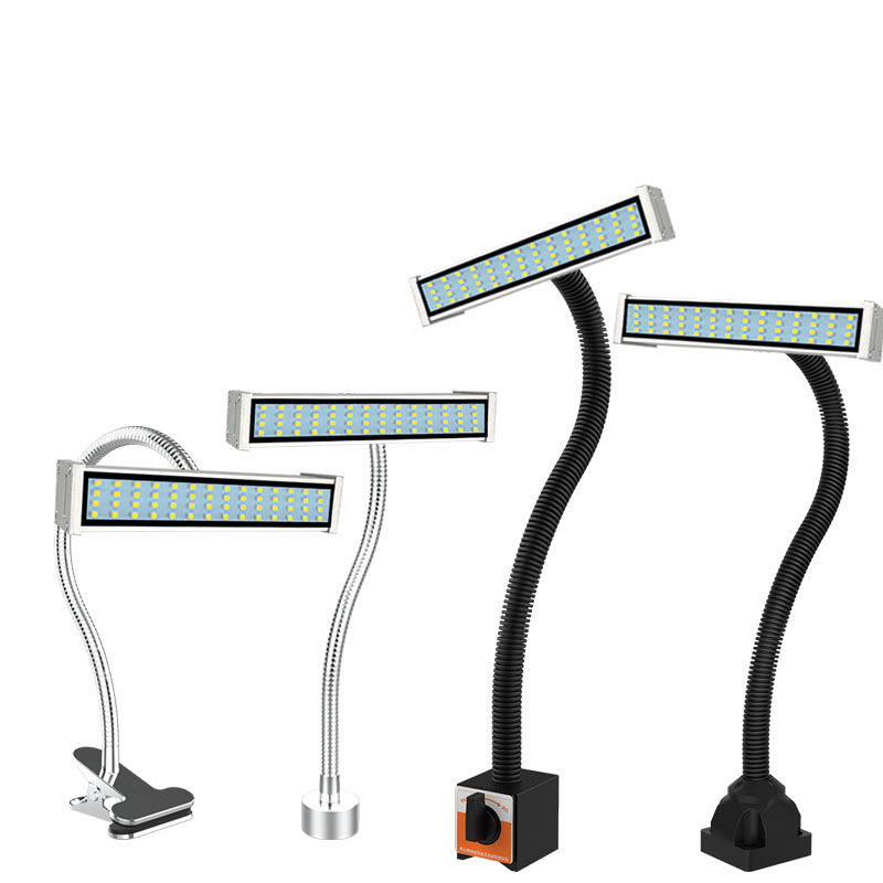 led磁吸工作灯220v机床车床磁性工业维修手机缝纫照明工作台灯24v