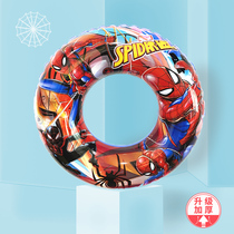 Childrens swimming ring 3-12-year-old water inflatable toy boy girl thickened baby Spider-Man Mermaid swim ring
