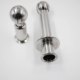 Stainless steel double chuck cleaning ball hygienic spray ball