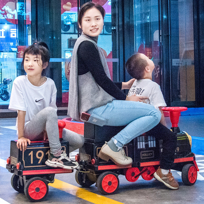 小火车儿童四轮小孩玩具婴儿电动车 携手儿童电动车