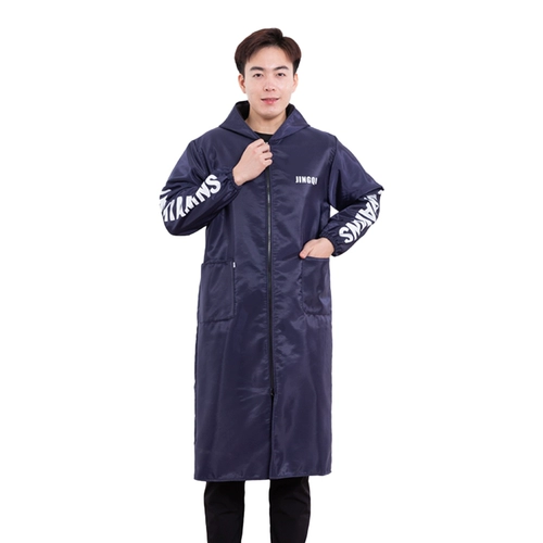 Утепленный водонепроницаемый нагрудник подходит для мужчин и женщин, сверхдлинный комбинезон, фартук, куртка