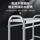 Bathroom thickened stainless steel toilet shelf