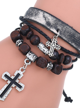 KAZANKOORI男女手链十字架