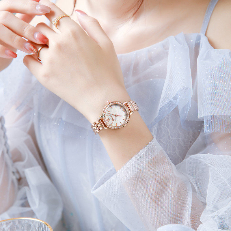 小金表正品小众轻奢女款2021手表 欧妮诗国产腕表