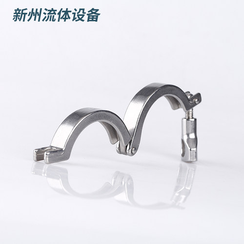 201/304不锈钢卡箍快装接头卡扣卫生级快开卡盘端头固定精铸抱箍 - 图2