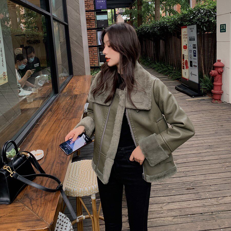 皮毛一体2020年新款秋冬羊羔毛马甲 问梦皮衣