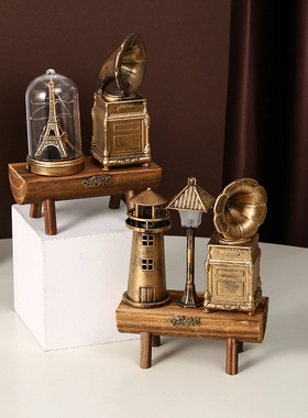 创意复古欧式小灯夜灯发光桌面床头摆件送老师朋友闺蜜圣诞节礼品