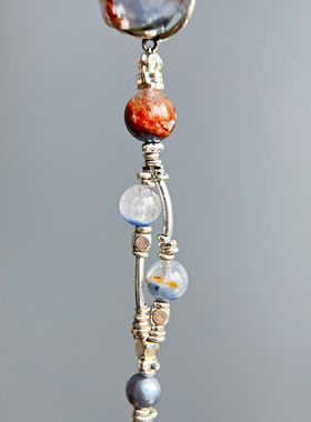 「ORIGINAL初九水晶」蓝兔毛团团  碎银