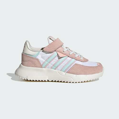 Adidas/阿迪达斯 儿童三叶草 SHOES 经典魔术贴运动鞋 JR7990 - 图0