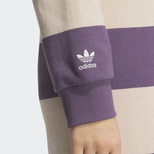 Женское спортивное платье Adidas Clover DRESS с длинными рукавами и лацканами IN1061