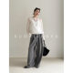 Xu Dachaa custom imported mohair & wool sweater early spring gentle lazy style thin sweater for women