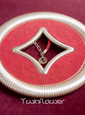 轻奢简约幸运小马红绳链条手链