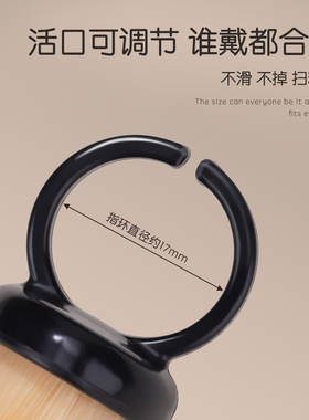 gaoy戈雅指环粉尘刷美甲专用迷你便携除尘刷前置打磨卸甲清理工具