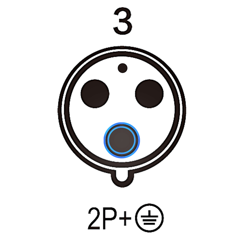 曼奈柯斯MENNEKES工业插头TYP-3212防水防尘单相3芯63A防水IP44 - 图2