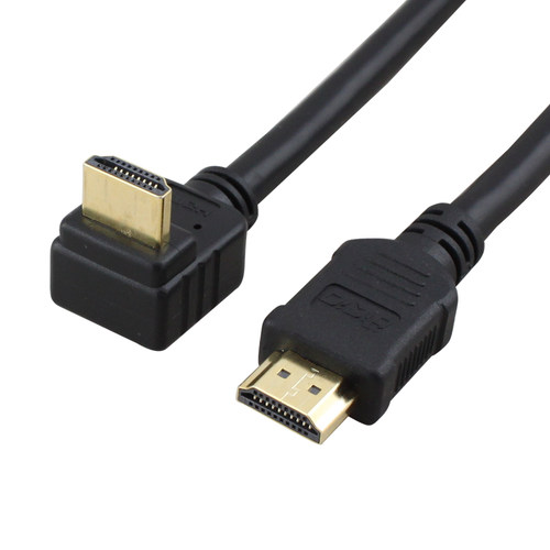 贝桥H型hdmi高清线2.0版弯头hdmi线电脑电视机顶盒10米视频线20米 - 图1