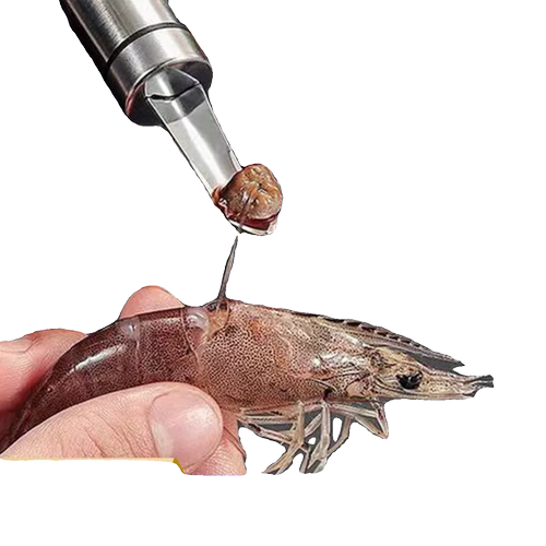 不锈钢虾线剔除刀挖虾胃剥虾壳取虾线神器挑去虾线开虾背龙眼去核 - 图3