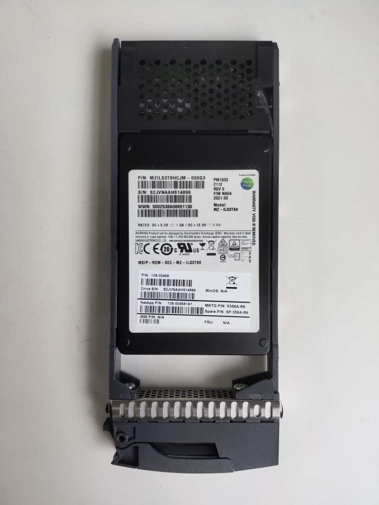 NetApp X356A-R6硬盘108-00468 DS2246 DS224C 3.84TB SSD 12Gb-图0