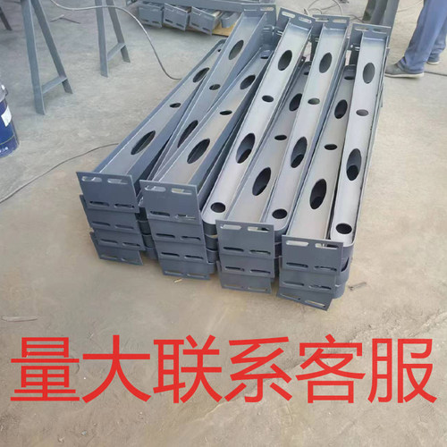 雨棚钢梁牛腿支架点式玻璃幕墙爪件门头工字挑梁铁定做制H型包邮T - 图2