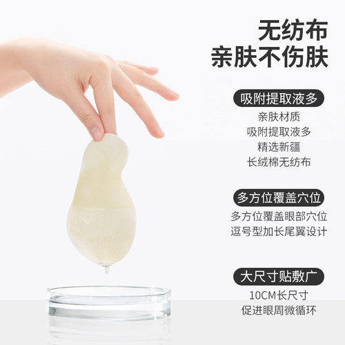 闪亮护眼贴蓝莓叶黄素冰敷眼贴青少年成人舒缓眼疲劳学生润目贴 - 图2