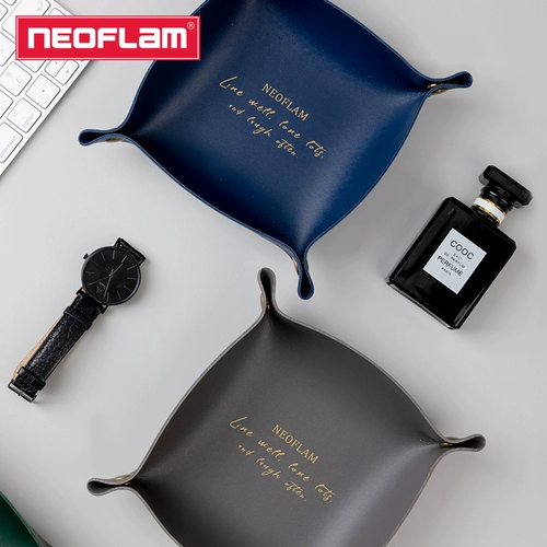 Nordic INS Leather Desktop коробка для хранения ключа дверь космос ювелирные изделия, порхитическая разнообразная объектная коробка диск хранения